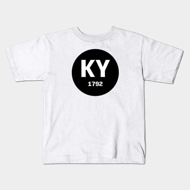 Kentucky | KY 1792 Kids T-Shirt by KodeLiMe